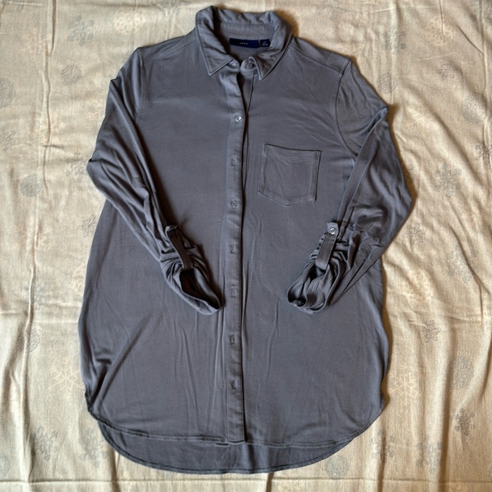 Women apt 9 blue blouse size xs